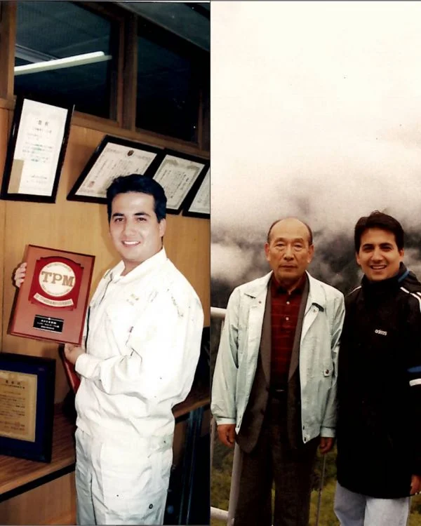 Sapporo 1998 - Mr. Nagazawa y Juver Ayala